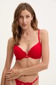 Emporio Armani Underwear sutien cu balene rosu 167394.4R206