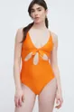 pomarańczowy Pepe Jeans jednoczęściowy strój kąpielowy Damski