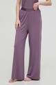BOSS spodnie lounge 50515585 fioletowy SS24