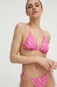 ροζ Bikini top HUGO Γυναικεία