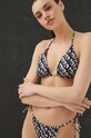 Bikini top HUGO 50515286 μαύρο