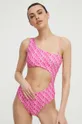 roza Jednodijelni kupaći kostim HUGO Ženski