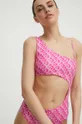 Jednodijelni kupaći kostim HUGO roza