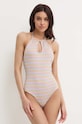 Суцільний купальник Roxy Wavy Stripe легко ущільнена барвистий ERJX103624