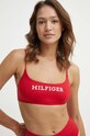 Bikini top Tommy Hilfiger μαλακό κόκκινο UW0UW05302