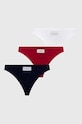 Nohavičky Tommy Hilfiger 3-pak nohavičky tmavomodrá UW0UW05188
