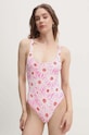 United Colors of Benetton jednoczęściowy strój kąpielowy miękka różowy 3UYK5I01A