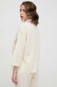 Îmbrăcăminte United Colors of Benetton cămașă de pijama din bumbac 4LRA3M004 galben
