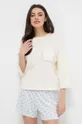 United Colors of Benetton longsleeve pigama in cotone rosa