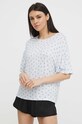 Пижамная футболка United Colors of Benetton трикотаж голубой 3GGE3M05I