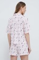 Odzież United Colors of Benetton piżama bawełniana x Peanuts 35I73P02O różowy