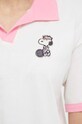 Μπλουζάκι πιτζάμας United Colors of Benetton x Peanuts 30963M05G λευκό
