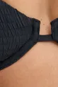 fekete Abercrombie & Fitch bikini felső