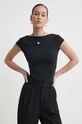 Body Abercrombie & Fitch slim černá KI139.4241.900