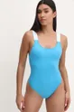 niebieski Calvin Klein jednoczęściowy strój kąpielowy Damski