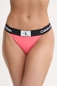 Долнище на бански Calvin Klein ситен розов KW0KW02351