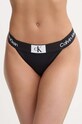 Μαγιό σλιπ μπικίνι Calvin Klein κάτω μέρος μαύρο KW0KW02351