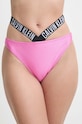 Calvin Klein figi kąpielowe drobny wzór różowy KW0KW02391