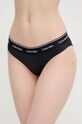 Calvin Klein figi kąpielowe miękka czarny KW0KW02428