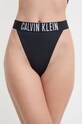 Calvin Klein stringi kąpielowe dół czarny KW0KW02579