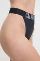 Calvin Klein stringi kąpielowe czarny