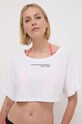 Calvin Klein top de plajă KW0KW02478 alb SS24