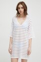 Calvin Klein narzutka plażowa biały KW0KW02528