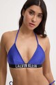 Plavková podprsenka Calvin Klein jemně vyztužené modrá KW0KW02387