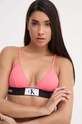 Горнище на бански Calvin Klein KW0KW02451 розов SS24