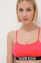 Plavková podprsenka Calvin Klein ružová KW0KW02507