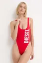 Jednodijelni kupaći kostim Diesel BFSW-PAMELA INTERO crvena