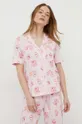 różowy women'secret piżama bawełniana Bear