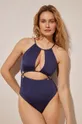 mornarsko plava Jednodijelni kupaći kostim women'secret LOTUS Ženski