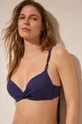 women'secret top bikini LOTUS blu navy