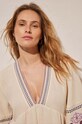 Φόρεμα παραλίας women'secret LOTUS LOTUS 5547391 μπεζ SS24
