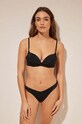Μαγιό σλιπ μπικίνι women'secret HIBISCUS κάτω μέρος μαύρο 6467001
