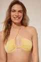 κίτρινο Bikini top women'secret HIBISCUS Γυναικεία