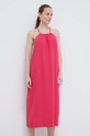 Chantelle rochie de plajă din bumbac C14SW0 roz SS24