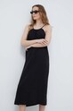 Chantelle rochie de plajă din bumbac negru C14SW0