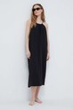Chantelle rochie de plajă din bumbac C14SW0 negru SS24