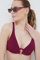 Chantelle sutien de baie cu balene violet C15T10