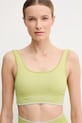 Спортивный бюстгальтер Calvin Klein Performance немного упрочнённая зелёный 00GWS4K220