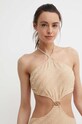 MICHAEL Michael Kors costum de baie dintr-o bucată CUT OUT ONE PIECE bej MM13720