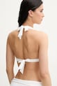 Oblačila Zgornji del kopalk MICHAEL Michael Kors HALTER BIKINI TOP MM7M161 bela