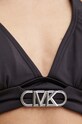MICHAEL Michael Kors sutien de baie HALTER BIKINI TOP negru MM7M161
