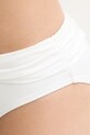 MICHAEL Michael Kors bikini alsó BELTED BIKINI BOTTOM fehér MM7M163