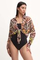 MICHAEL Michael Kors costum de baie dintr-o bucată SQUARE NECK ONE PIECE MM7M528 negru SS24