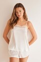 women'secret pijama set alb 2547597