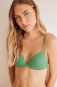 women'secret biustonosz SPRING HELANKAS tkanina zielony 5667831