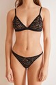 Στρινγκ women'secret SPRING HELANKAS ύφασμα μαύρο 4987297